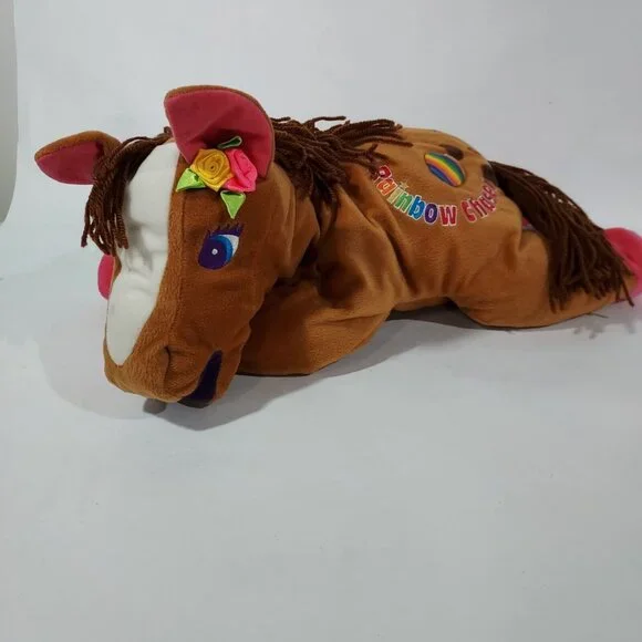 Lisa Frank Rainbow Chaser 22" Brown Horse Plush Vintage 1990's - Picture 13 of 13